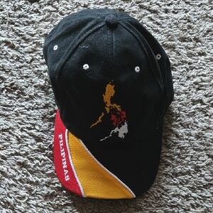 Black and Red Pilipinas Cap